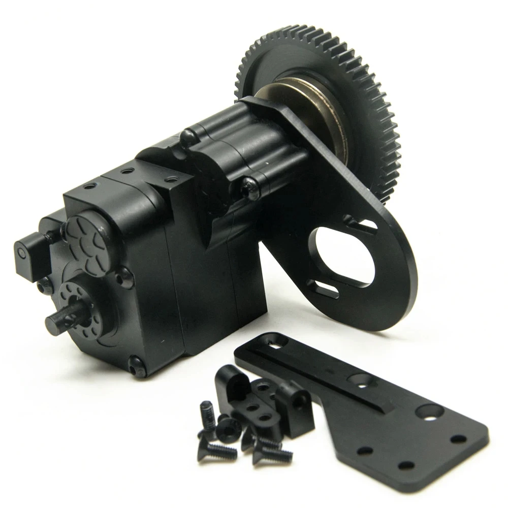 

Modified 2 Speeds Gearbox AX2 Transmission Box for 1/10 RC Crawler Axial SCX10 Wraith Metal Gearbox Upgrade Spare Parts