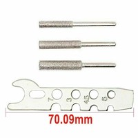 Sharpening Chainsaw Sharpener 5Pcs set Drill Electric Grinder High Speed Steel Pack Accessories Chain Saw Tool