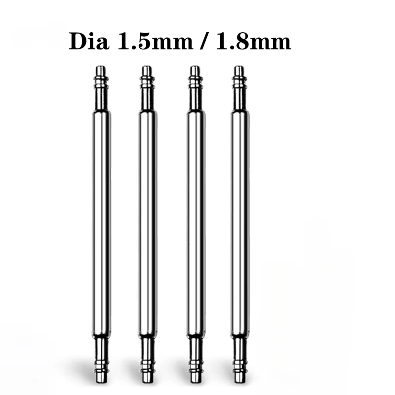 20 Stück Schnellverschlussstifte 1,5 1,8 mm Durchmesser Armbandstift für Smart Watch 18 mm 20 mm 22 mm Armband Federsteg Bandzubehör
