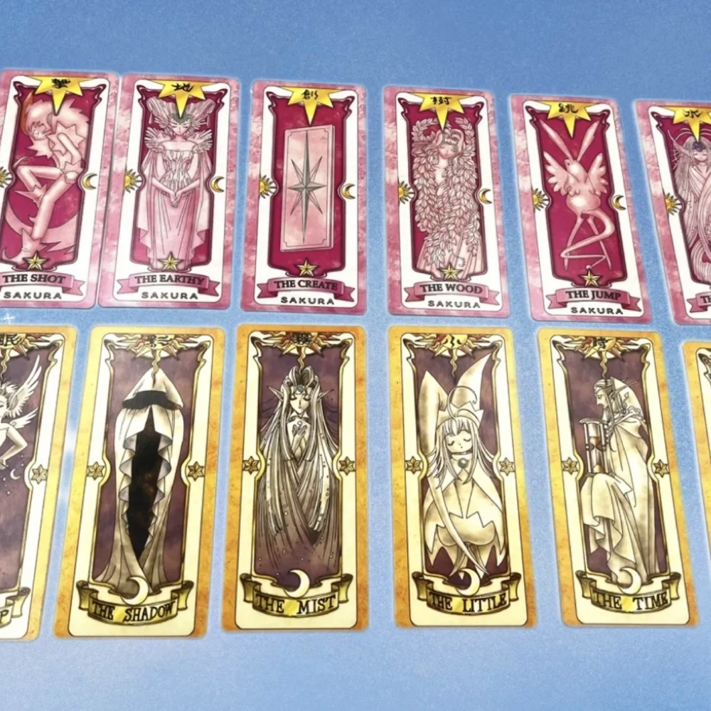 Anime Cosplay Card Captor Sakura KINOMOTO Clow Cards Tarot Paper Poker Funny For Family Friend Party Xmas Props Accessories