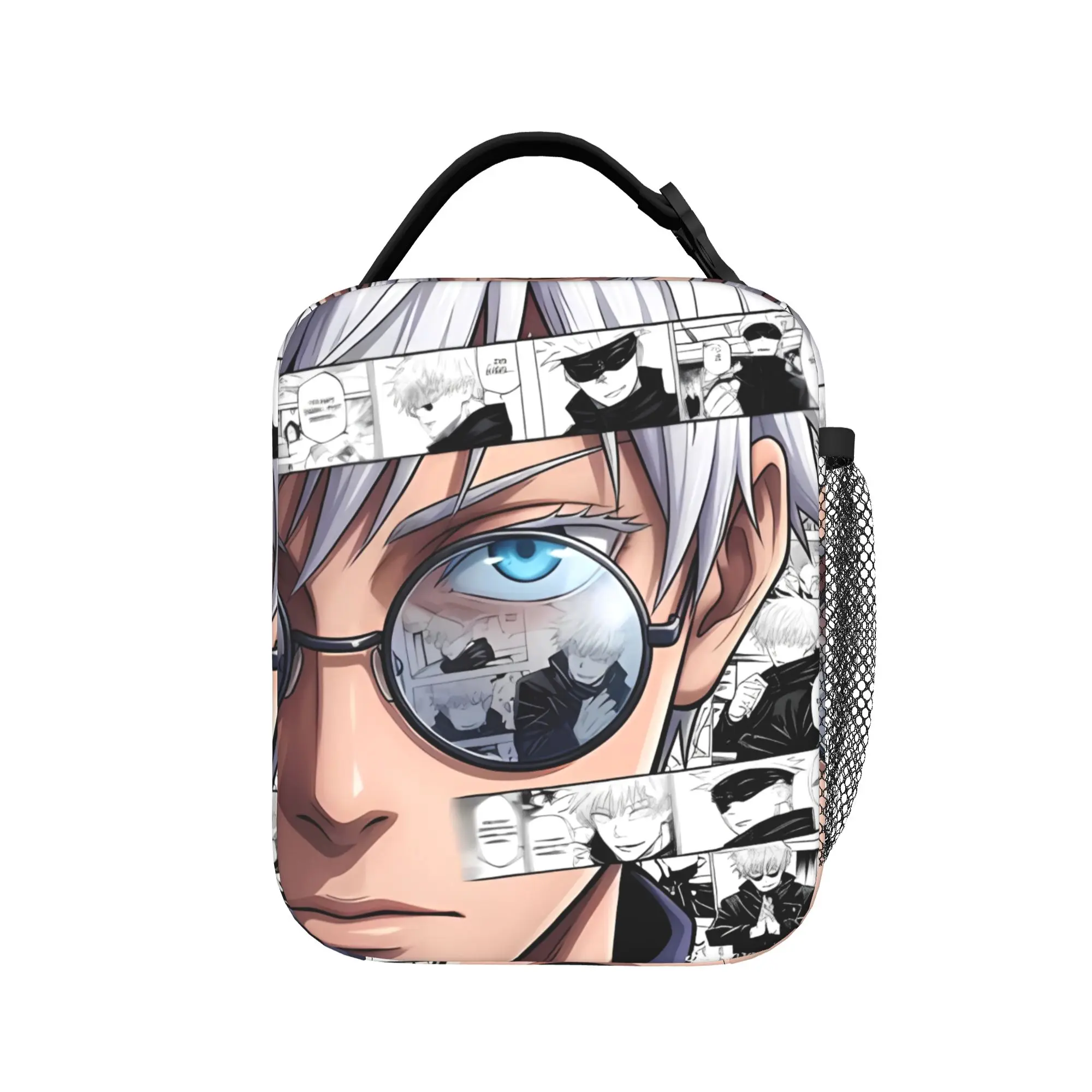 Satoru Gojo Lunch Bag For Women  Print Picnic Lunch Box Fashion Convenient Oxford Cooler Bag