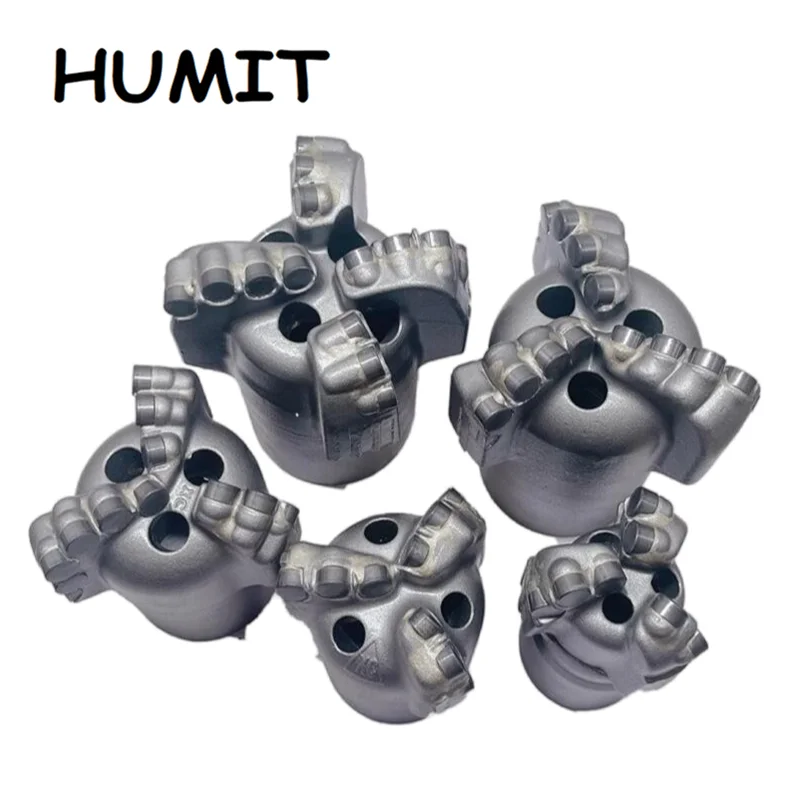 

Three Wings Non Coring Inner Concave Drill Bit 75mm - 152mm Mining Rock Drilling PDC Hammer Digging Well Bits