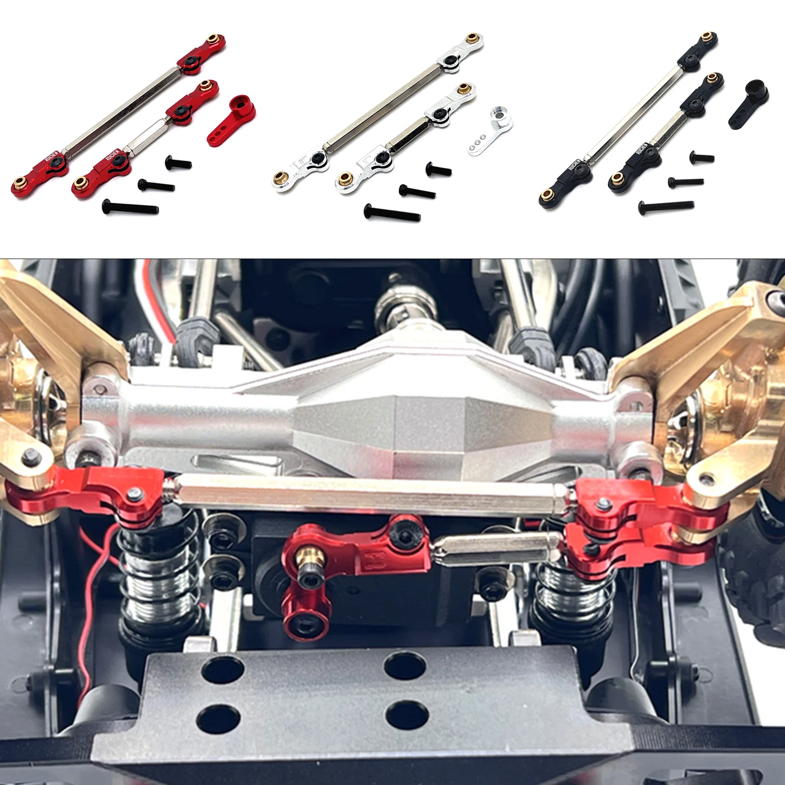 

Рулевая тяга, сервопривод для Hyper GO MJX H12Y H12Y + OP, аксессуары, металлические детали для обновления, радиоуправляемая модель, гусеничный автомобиль, грузовик, багги