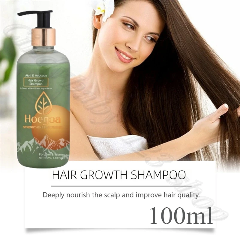 

Avocado shampoo Strong, natural, refreshing, fluffy, deep nourishment and increase hair volume 100ml