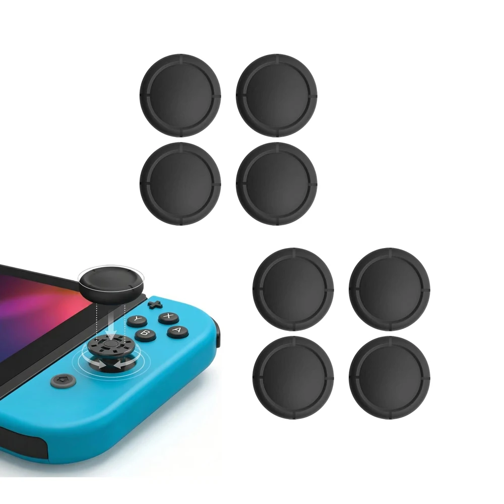 Silikon-Joystick-Griffkappen für Nintendo Switch/OLED/Lite Joy-Con Controller, rutschfeste Schutzabdeckung für Joysticks, Gaming-Zubehör