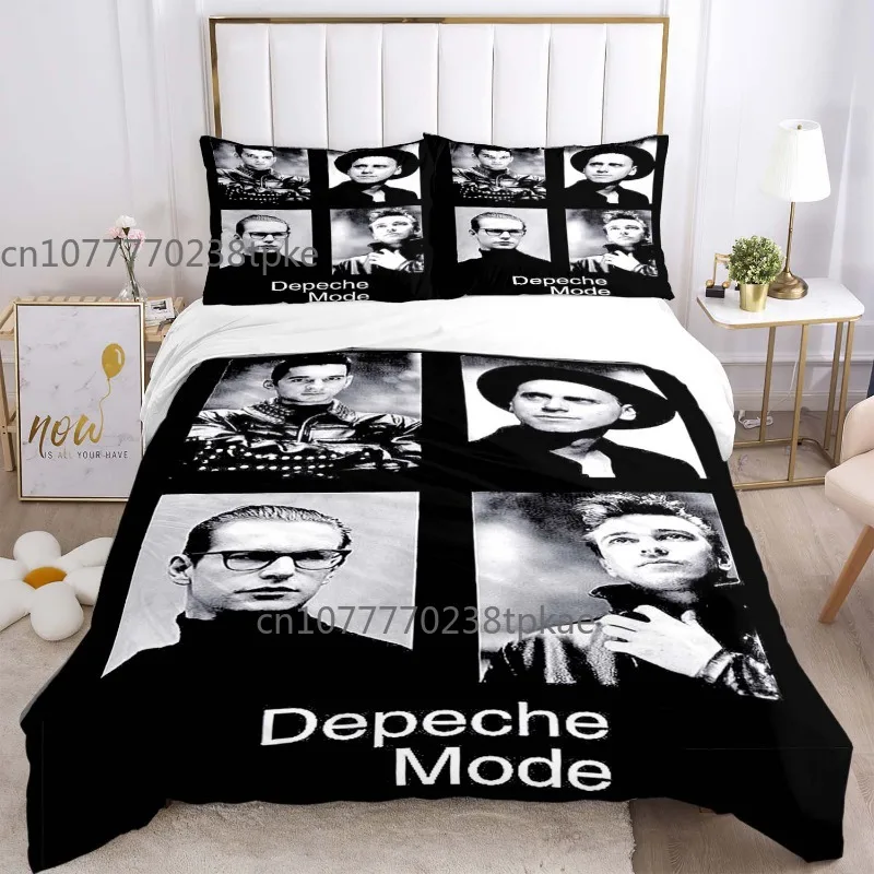 Depeche Mode Band Duvet Cover Sets Printed Bedding Set Double Queen King Size 2/3pcs,Bettbezug