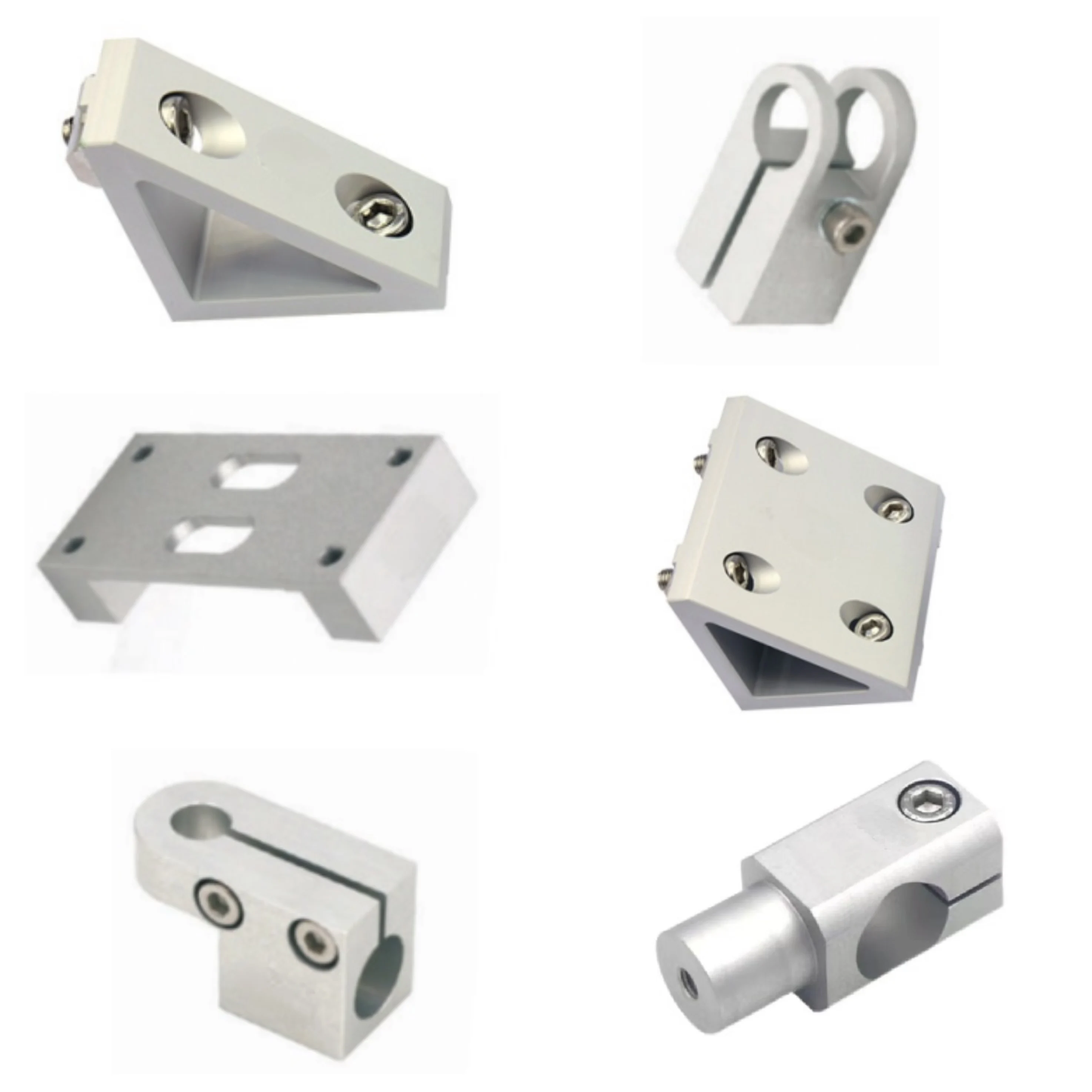 SMBR SMBD3 Series 360 Degree 90 Degree Rotating Bracket Metal Tube Clamp Fitting Connectors