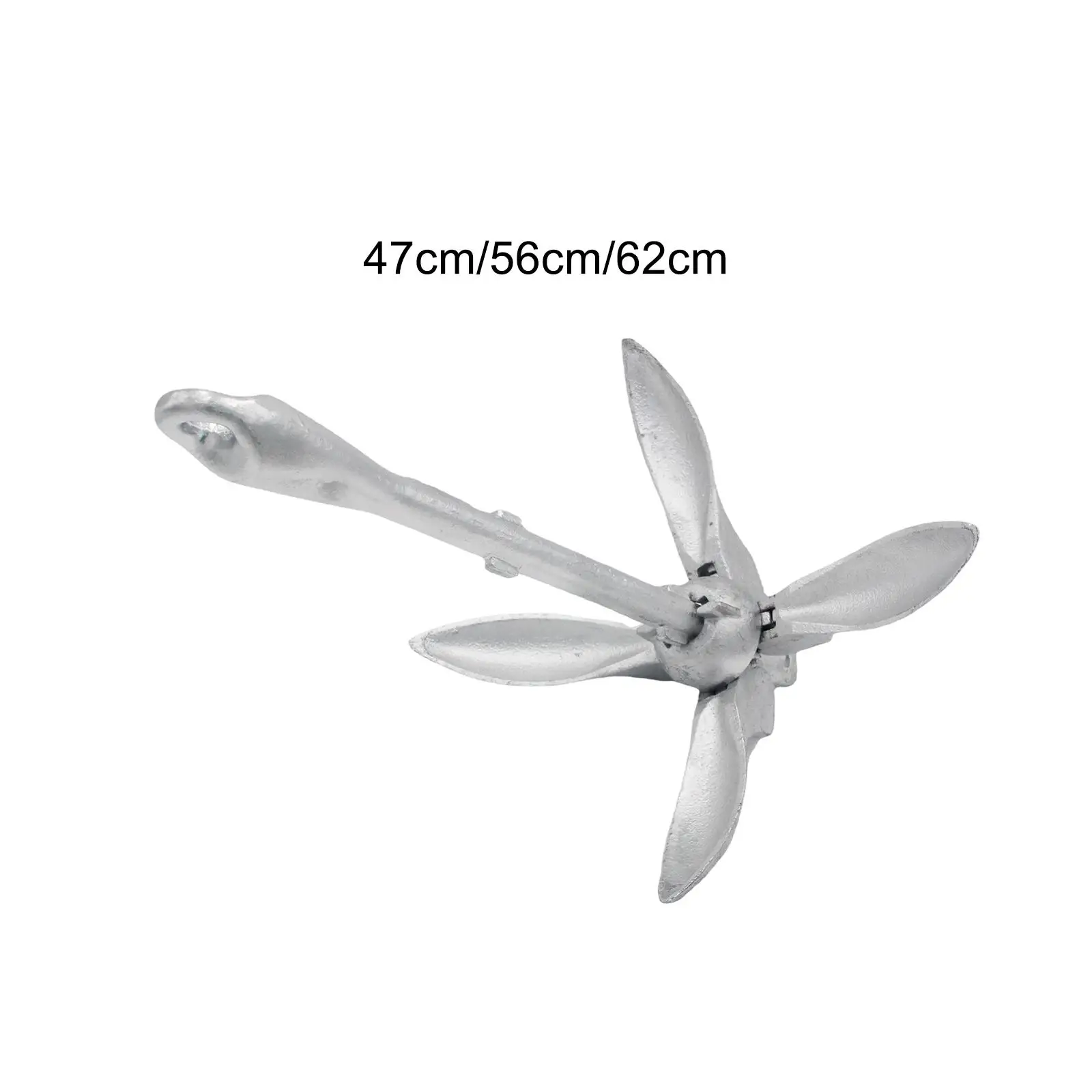 Universal Folding Anchor Grapnel Foldable Galvanized for Small Watercrafts Kayaks