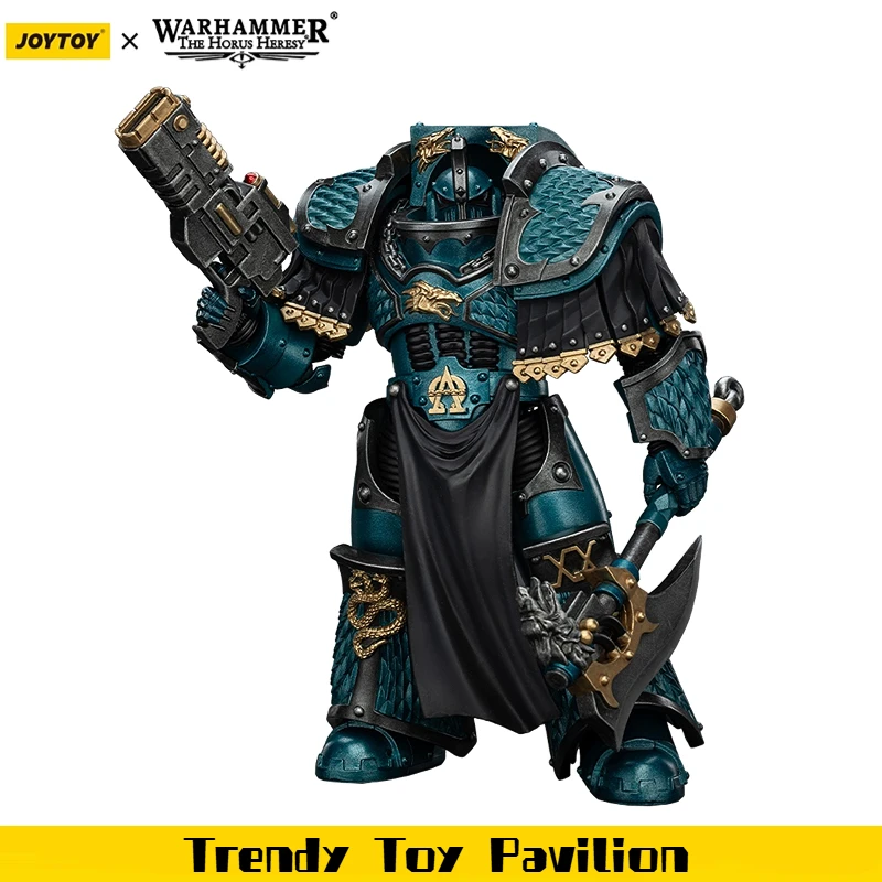 

【JOYTOY】Warhammer 40K Alpha Legion Lernaean Терминатор с зарядным устройством Volkite 1/18 Коллекция игрушек