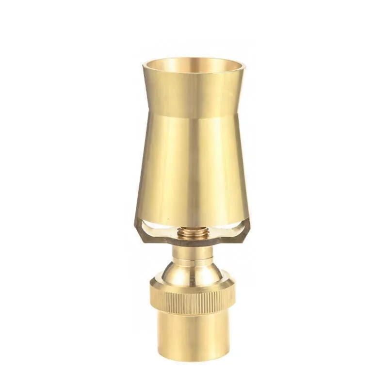 FYBL-Brass Nozzle 1.5 Inch Air-Blended Bubbling Jet Fountain Nozzle For Outdoor Water Feature