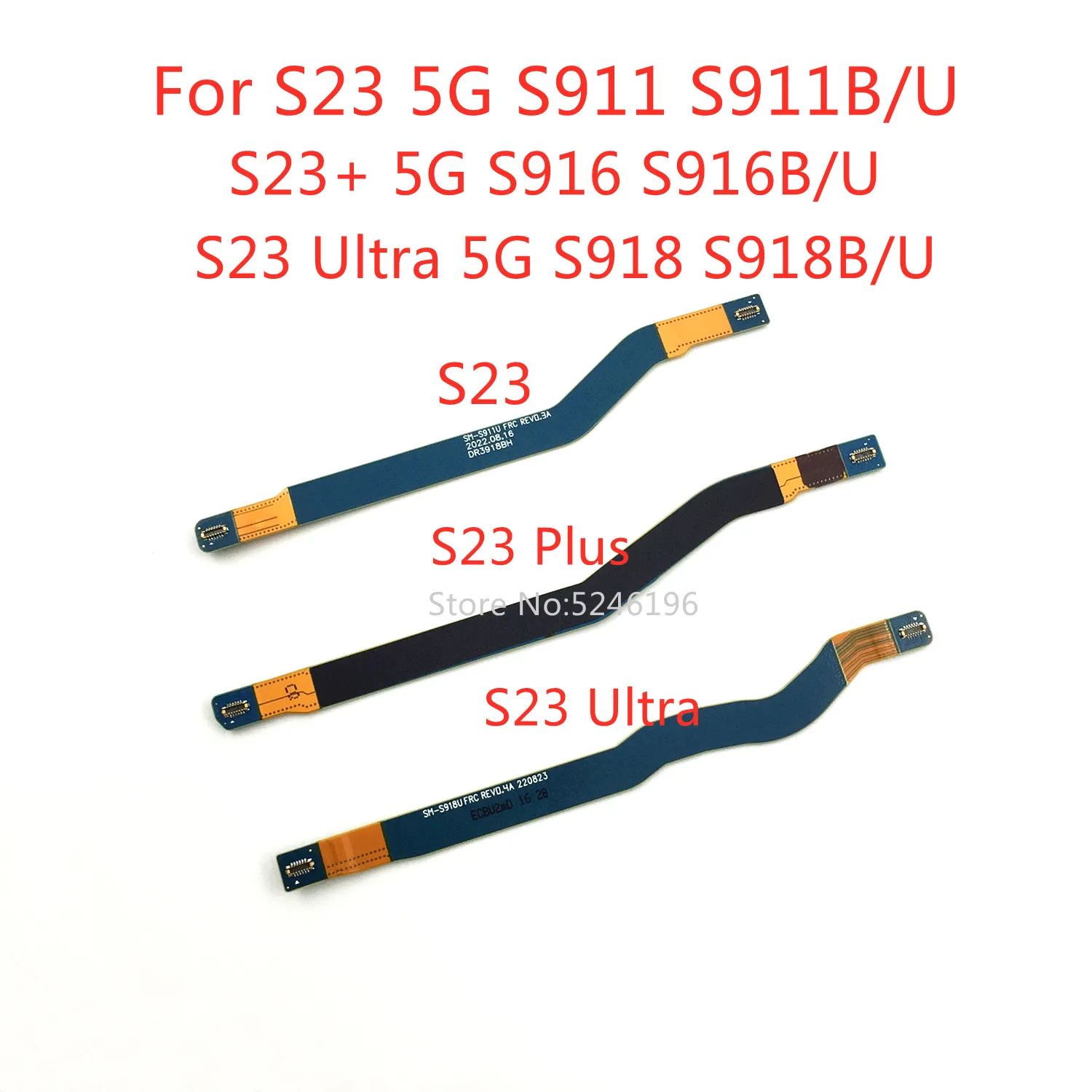 

1 шт., гибкий кабель антенны сетевого сигнала Wi-Fi для Samsung Galaxy S23 5G S911B/U S911 S23+ 5G S916B/U S916 S23 Ultra 5G S918B/U S918