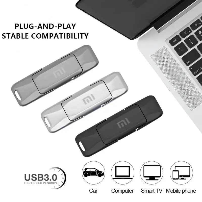 Xiaomi TYPE-C USB Flash Drive 2TB OTG 2-IN-1 USB3.0 Pendrive ad alta velocità 128G Memoria USB C Stick Flash Memory Card per Laptop/PC