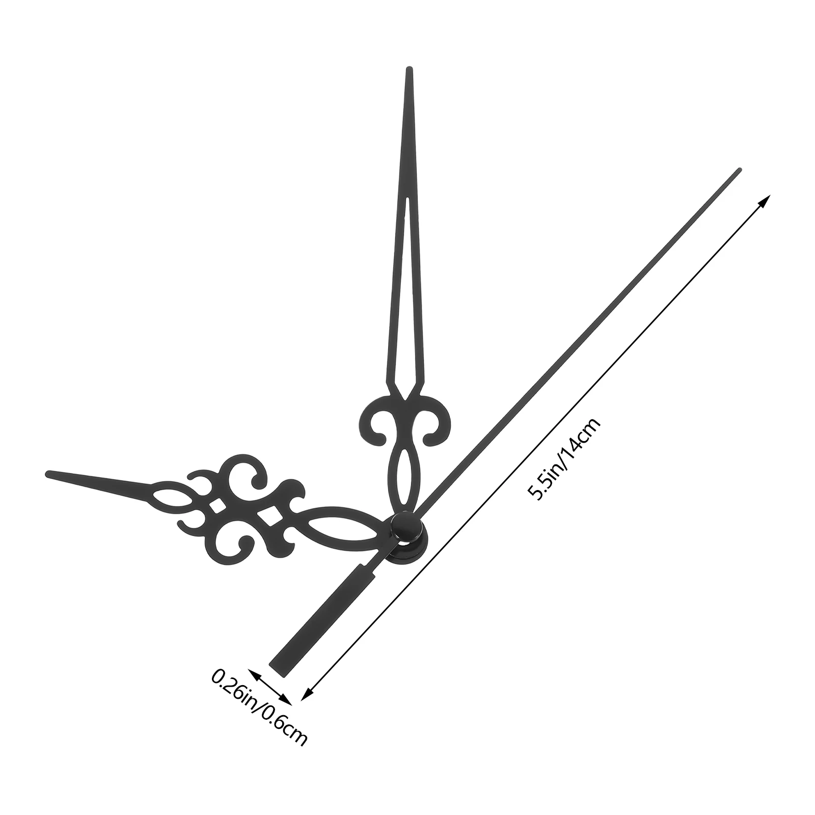 

10 Sets Clock Hands Kits Black Gold Mute Replacement Wall Clock Parts DIY Tools 20#002 Repair Accessories Practical Easy Install