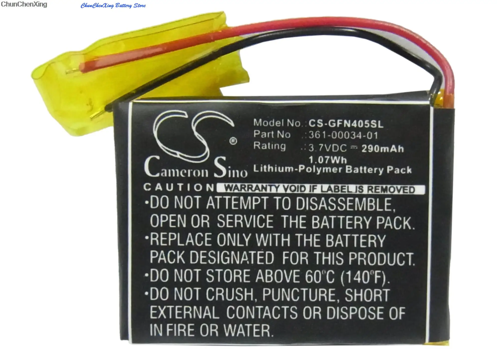 Cameron Sino 3.7V 290mAh GPS, Navigator แบตเตอรี่ 361-00034-01 สําหรับ Garmin Foretrex 401, Foretrex 405, Foretrex 405cx + เครื่องมือ