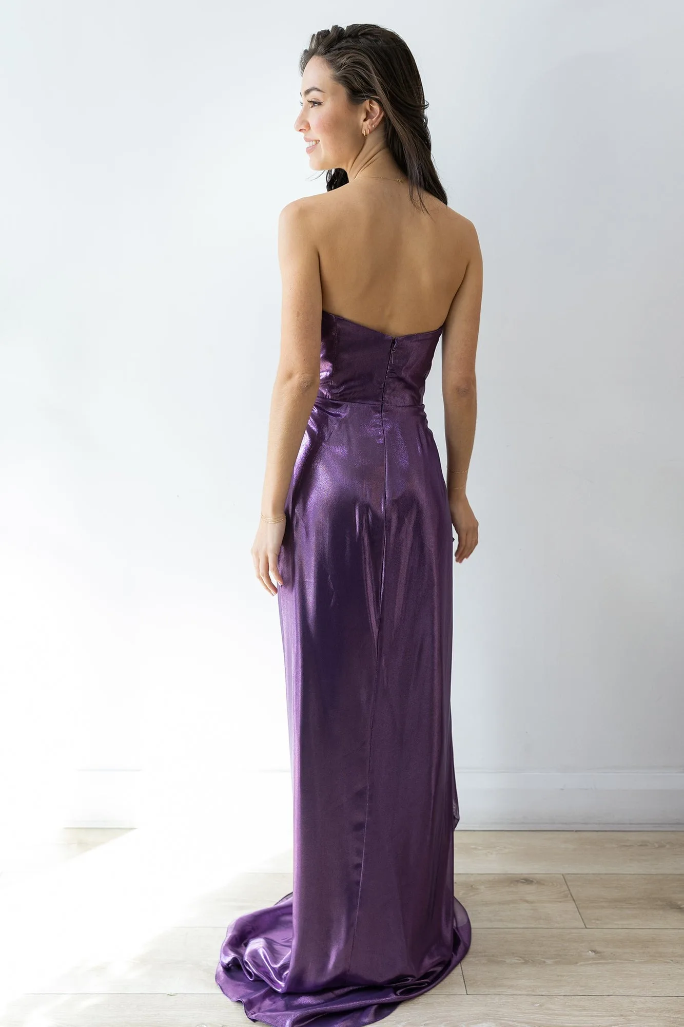 Robe de Rhsirène avec fente latérale pour femme, robe de soirée formelle, robe de gala éducative, chérie, 2024