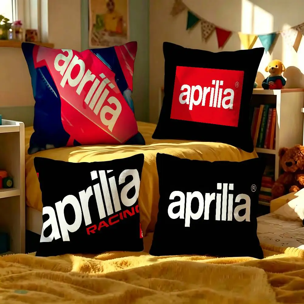 HD Aprilia Racing Motorcycle Logo pillow cover sofa cushion cover home room decoration children gift