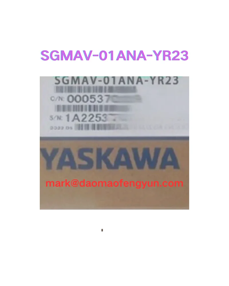 

SGMAV-01ANA-YR23 New servo motor,