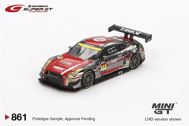 

Blister box - MINI GT 1:64 GT-R NISMO GT3 #11 "GAINER TANAX GT-R" GAINER Diecast Model Car