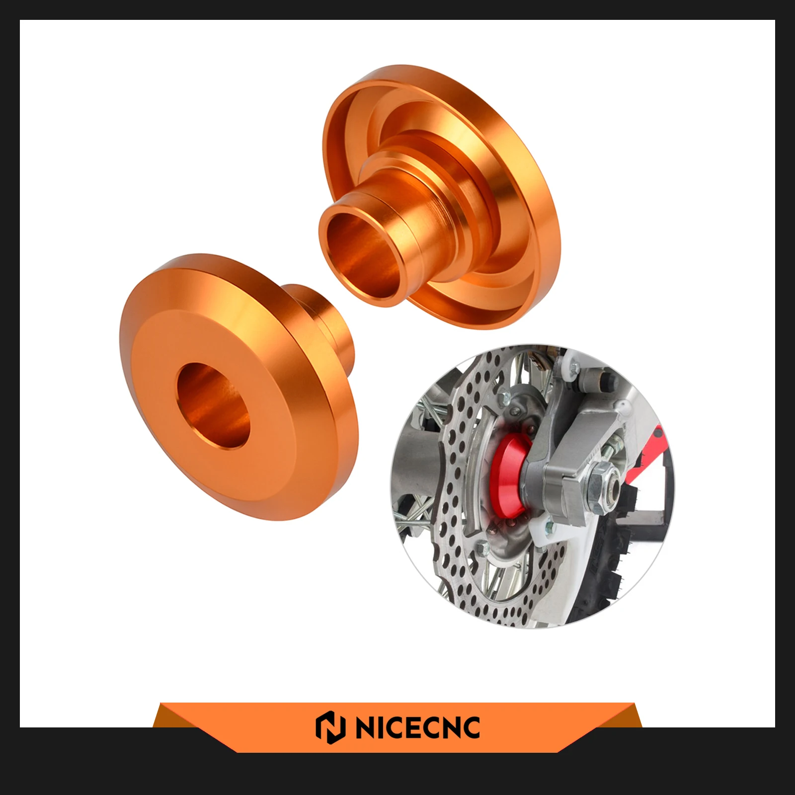 

For KTM EXC 300 EXC XC-W TPi EXC-F XCF-W 530 500 450 350 300 250 150 125 2008-2019 SX XC F 2012 Rear Wheel Spacers Hub Collars