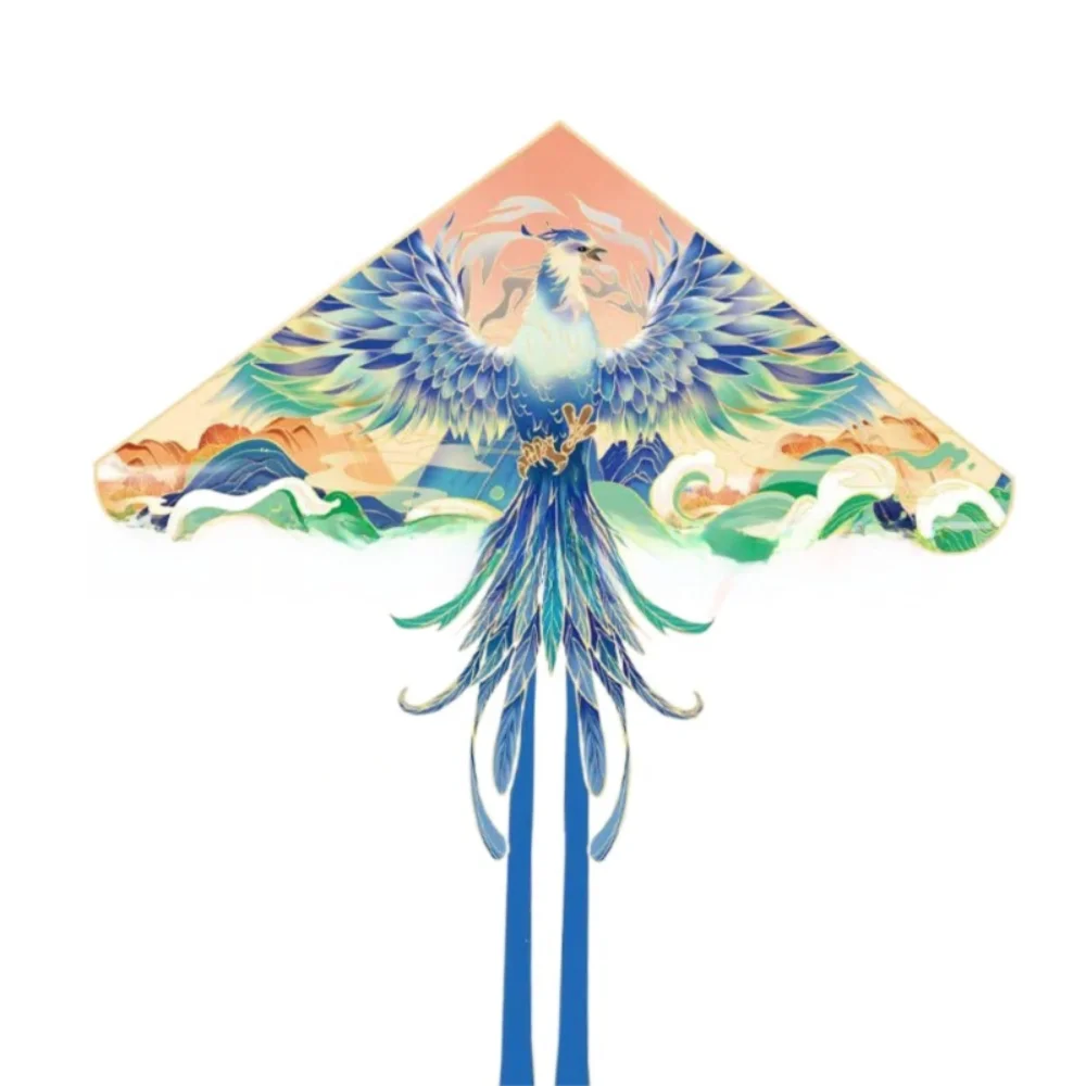 Grand cerf-volant Delta facile à voler, 100 mètres, corde de cerf-volant, bon volant, beau cerf-volant Phoenix, cadeau pour enfants, jouet volant, voyages en famille, nouvelle collection
