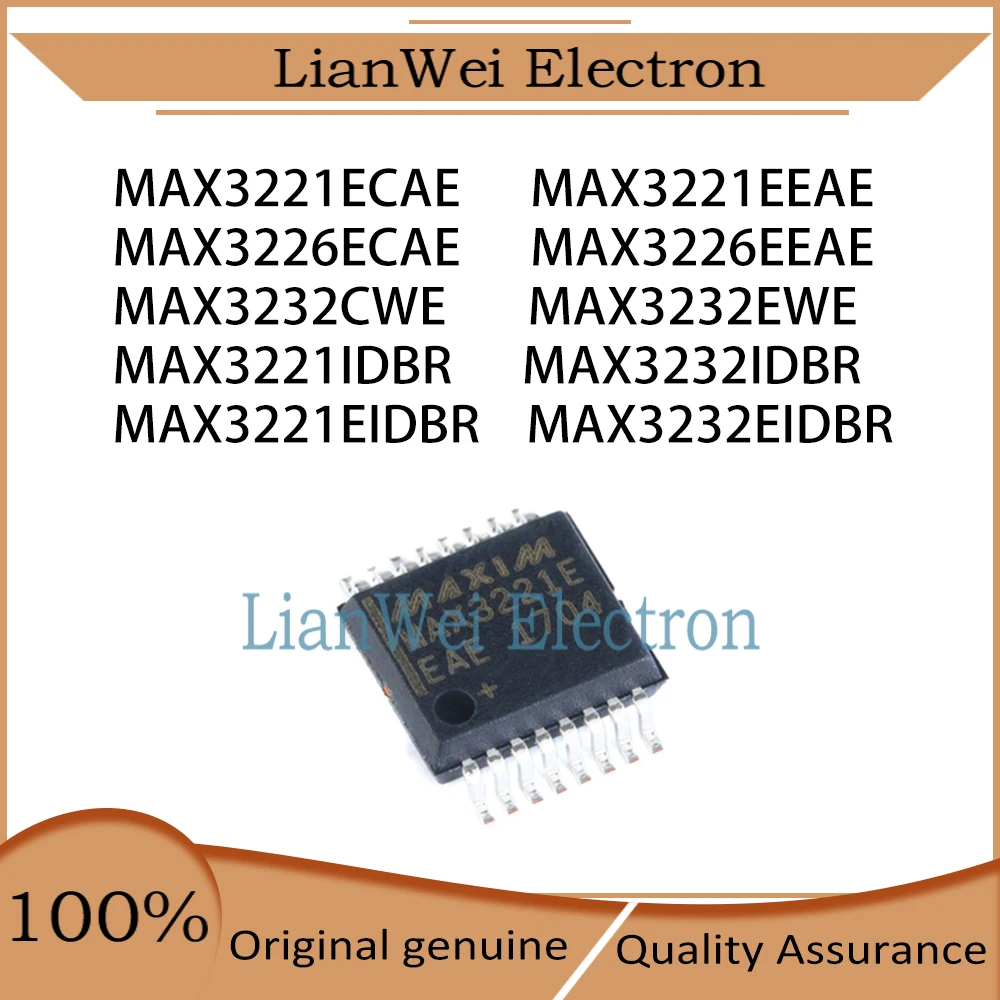 MAX3221ECAE MAX3221EEAE MAX3226ECAE MAX3226EEAE MAX3232CWE MAX3232EWE MAX3221IDBR MAX3232IDBR MAX3221EIDBR MAX3232EIDBR Chipset