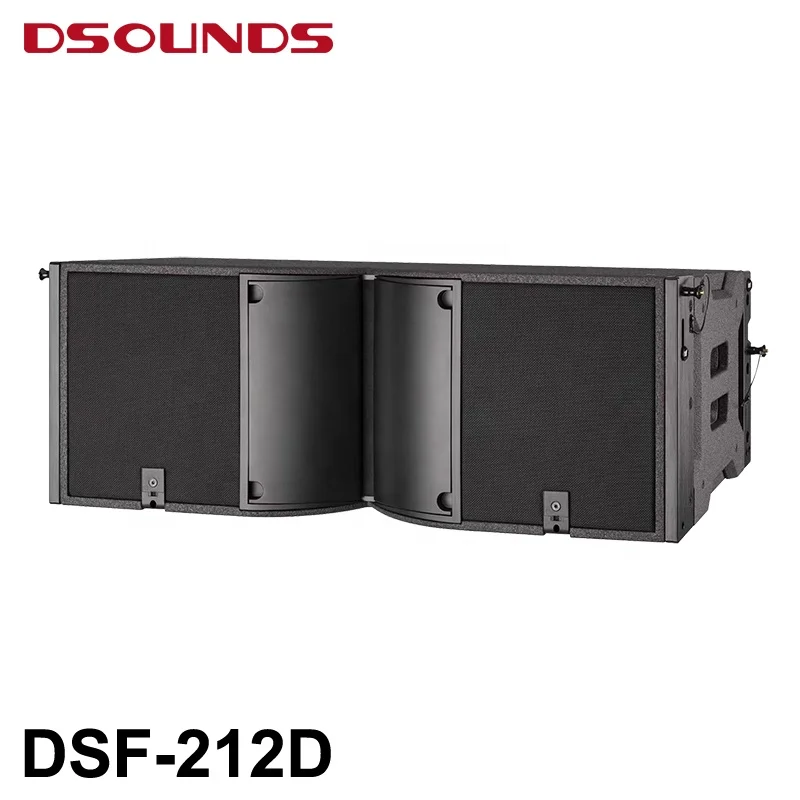 Dual 12 Inch Line Array Speaker with Neo Woofer & Waterproof for Outdoor Concerts, Festivals & Live Events