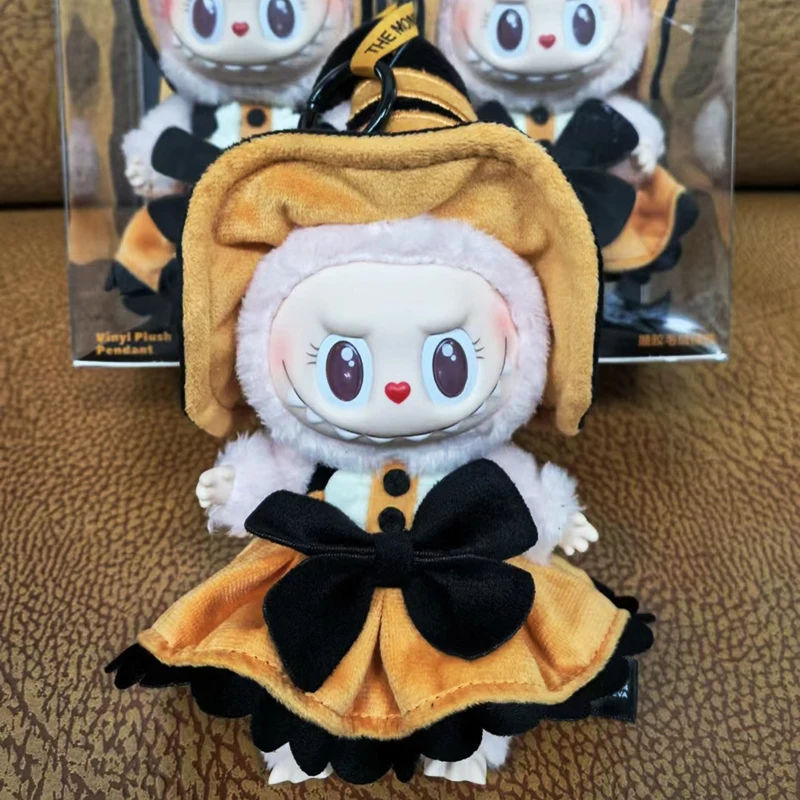 New In Stock Genuine Mokoko Happy Halloween Party Series Magic Of Pumpkin Vinyl Pendent Doll Keychain Kawaii Toys Birthday Gift