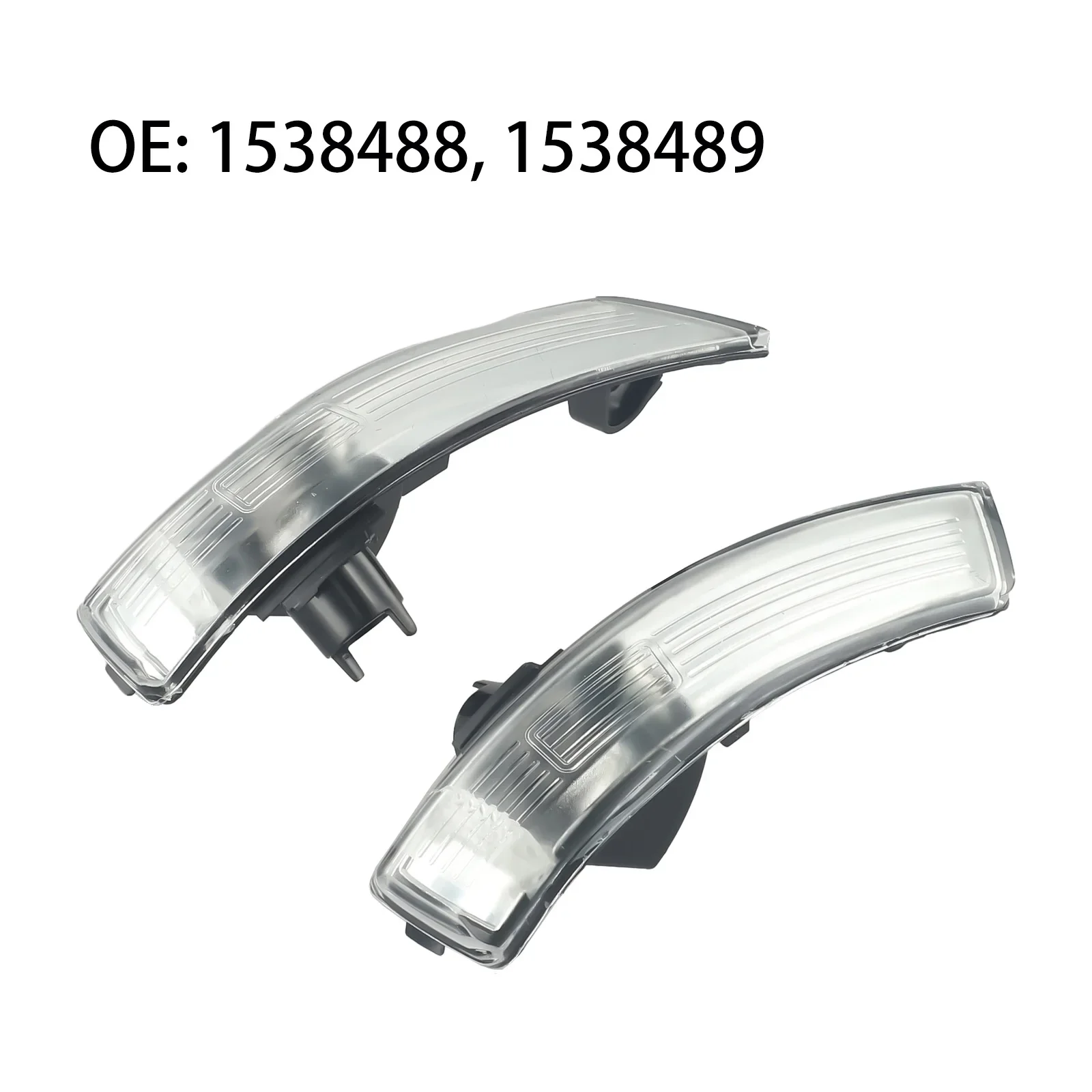 

1 Pair Rearview Mirror Indicator Light Cover 1538489 1538489 For Ford Focus Left Right Rearview Mirror Turn Signal Light