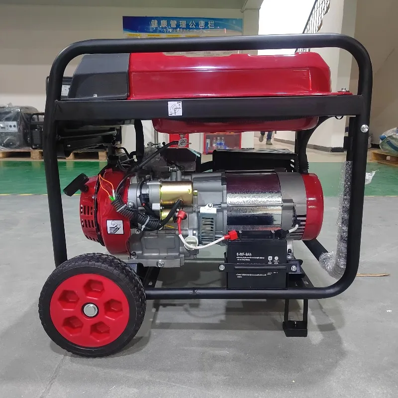 【Best-selling】6.5kw 7kva Home Use Standby Generator LPG CNG Duel Fuel Portable Operated Electric Generators