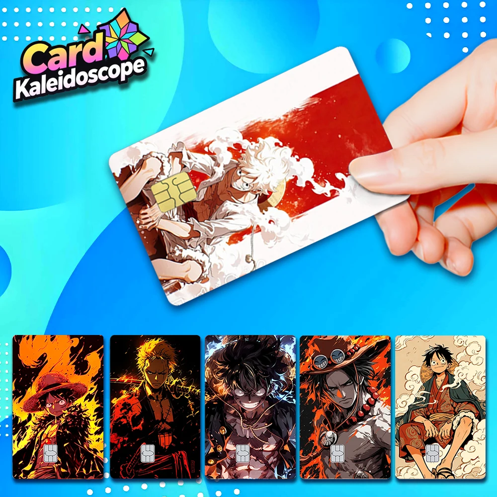 

Наклейка-скин для кредитной карты «Аниме ONE PIECE» с Луффи, матовые стикеры для VISA, JCB, Mastercard и других банковских карт с чипом, декоративные наклейки.