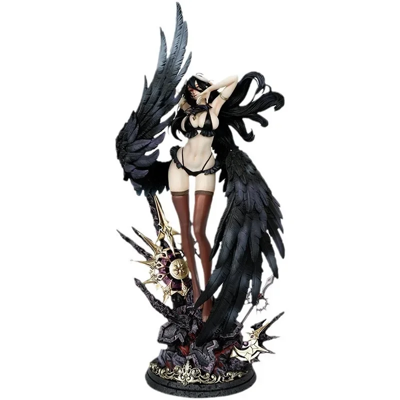 

58CM Overlord Anime Figure Albedo Sexy Bikini Gk Action Figurine Pvc Statue Model Decoration Doll Toys Childrens Xmas Gifts