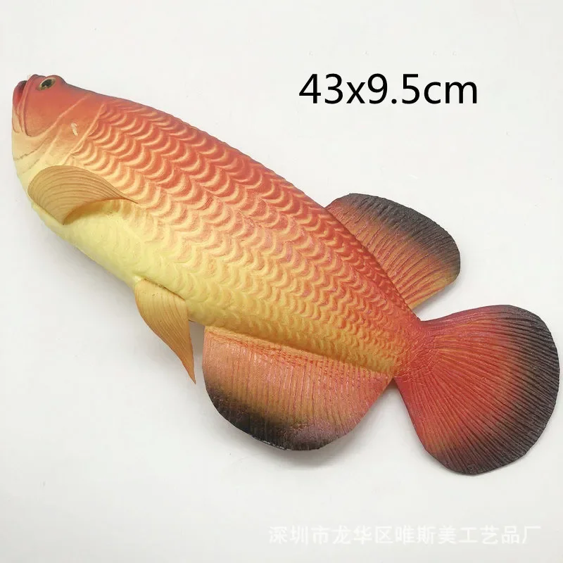 1pcs Simulation SeaLife Fish Figures PU Aquarium Lifelike Educational Kids Toys