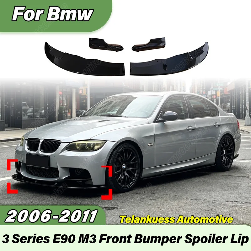 

For Bmw 3 Series Modified To M3 Style Front Lip E90 2006 2007 2008 2009 2010 2011 Car Front Bumper Lip Body Modification Kit
