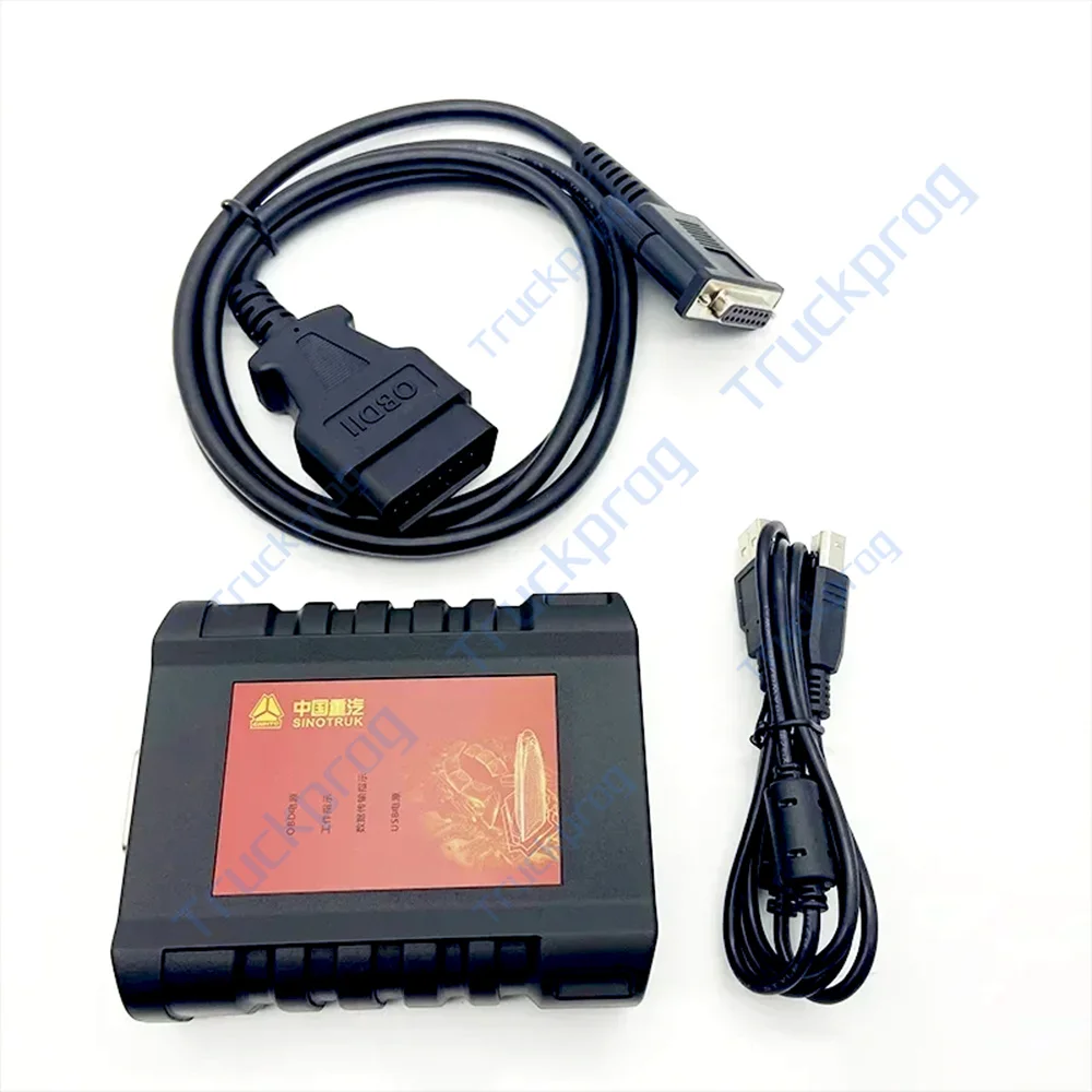 For Sinotruk EOL OBD Diagnostic Kit HOWO SHACMAN WeiChai Cnhtc DENSO Common Rail Engine Heavy Duty Truck Diagnostic Tool