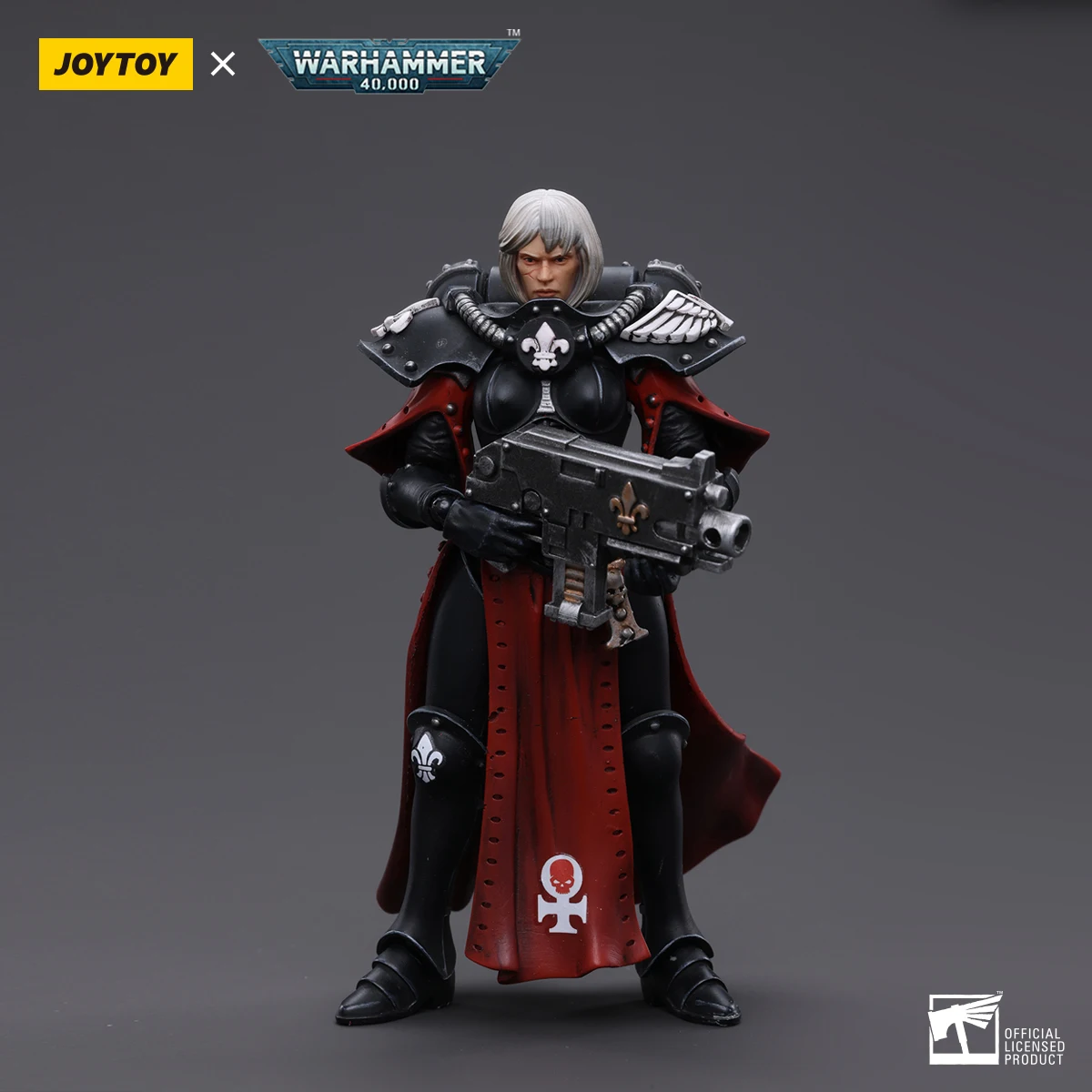 JOYTOY Warhammer 40k 1/18 Actionfigur Adepta Sororitas Battle Sister Superior Imagifier Jurel Anime Militärspielzeugmodell für Fan