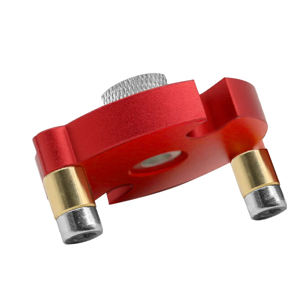 Fast-splicing Dowel Jig Kit W/3-10mm Metal Bushing Aluminum Self-Centering Vertical Hole Jig Drill Guide Locator for Woodworking