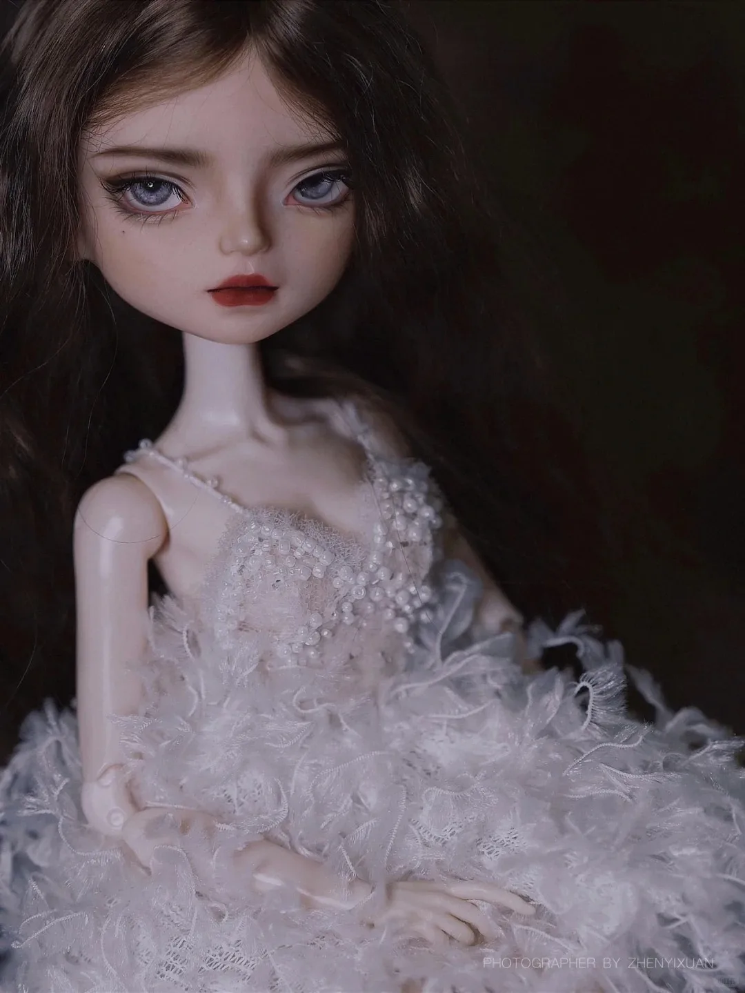 

sd BJD doll 1/6-zhizhang large head series doll resin material DIY makeup doll model toy Spot makeup free shipping