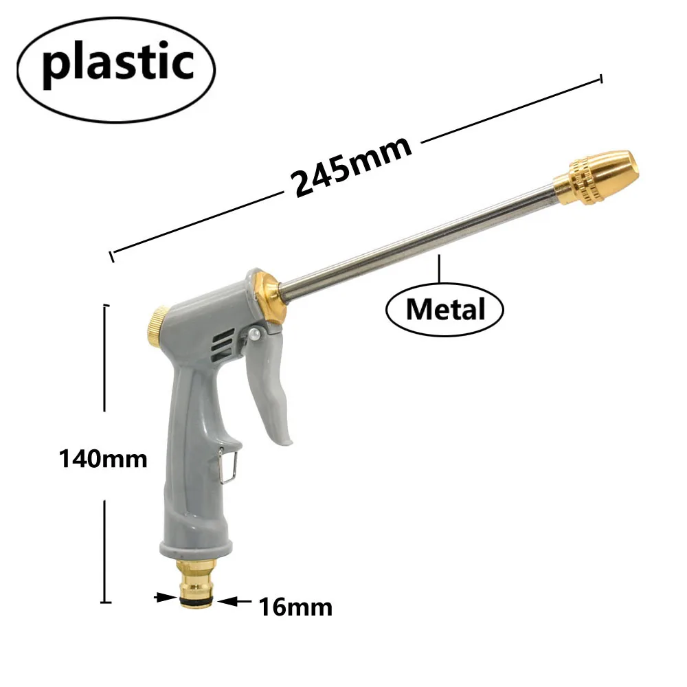 Rozpylacz ciśnieniowy pistolet na wodę mycie podlewanie ogrodu wąż dysza zraszacz czyszczenie samochodu narzędzie do mycia zestawy Auto pistolety do