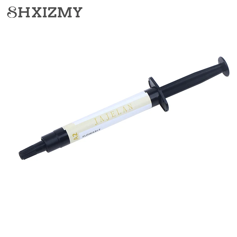 Dental Composite Resin Flowable Light Curing A2 2.5g Refill Syringe Delivery Tips Etch Gel Adhesive Bonding