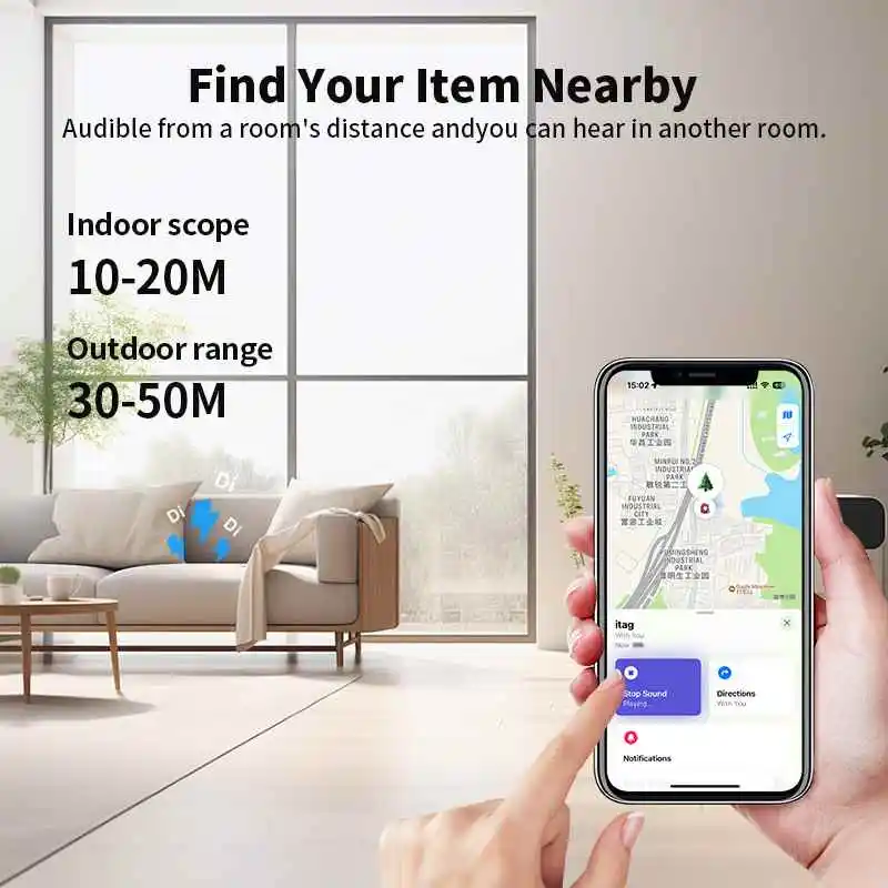 RSH Finder Security Smart Tracker Link Smart Tag con Apple trova la mia chiave Bluetooth GPS Tracker per auto Pet bagagli MFi Finder IOS