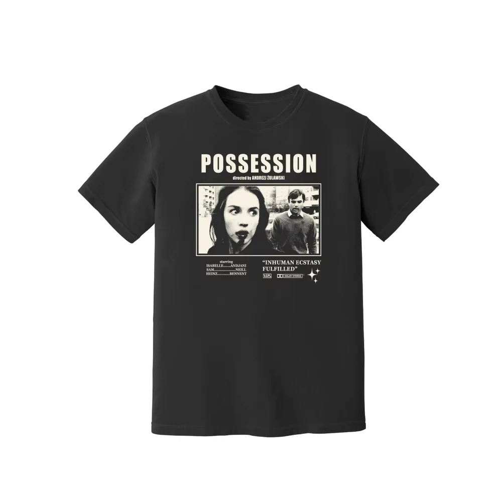 Possession (1981) T-shirt, 80s Horror-themed T-shirt Movie Merchandise, Unisex Pure Cotton Streetwear Summer Casual Hot Sale