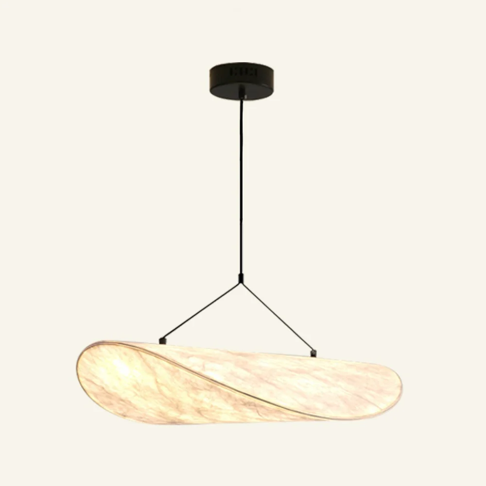 Wabi-Sabi Style Nordic Designer Creative Vintage Geometric Three-Dimensional Iron LED Pendant Light Button Control 2700K Light