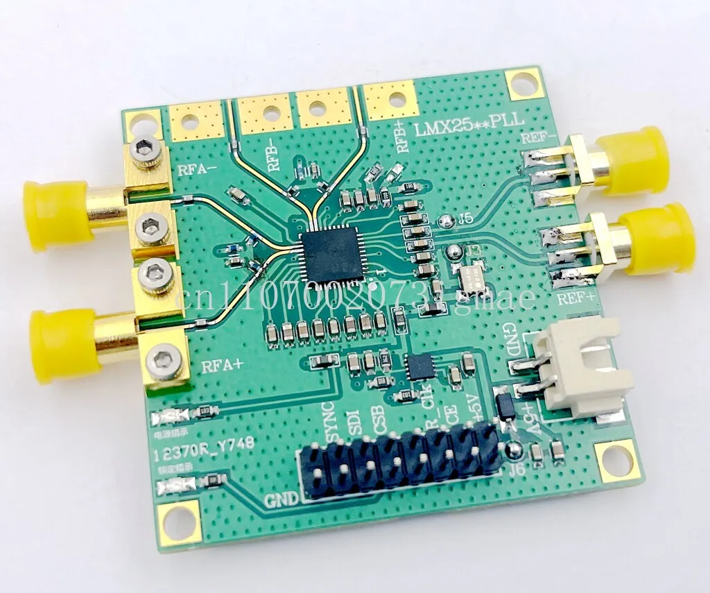 LMX2594 Frequency Synthesizer Development Board PLL Phase Locked Loop 10M-15GHz High Frequency Microwave Signal Source