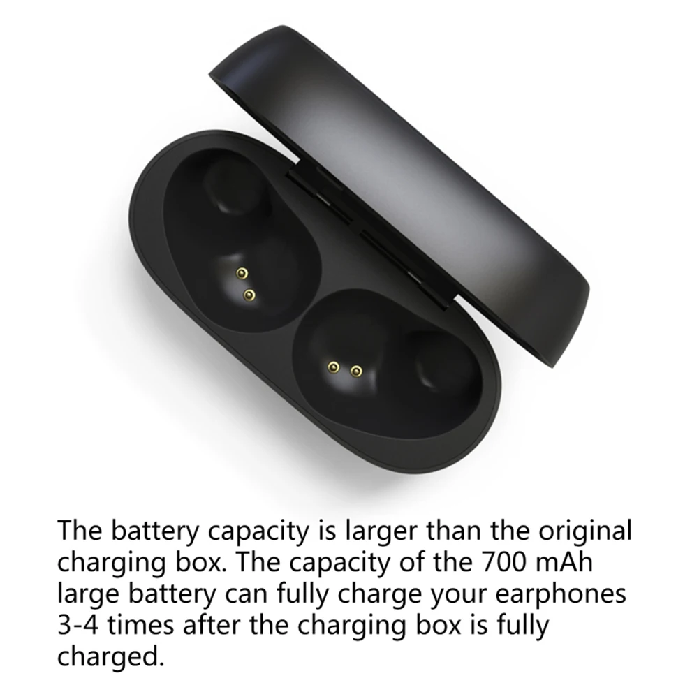 Kotak pengisian daya pengganti untuk Jabra Elite 75t/Elite aktif 75t earbud casing pengisi daya untuk Jabra Elite aktif 75t/Elite 75t