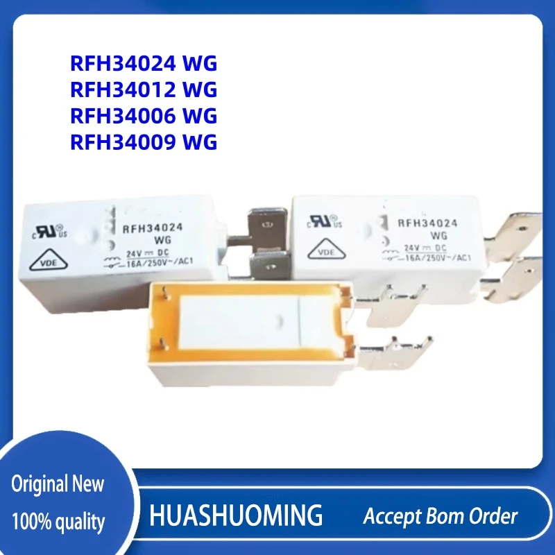 

НОВЫЙ 10 шт./LoT RFH34024 WG 24 В постоянного тока RFH34012 WG 12 В постоянного тока RFH34006WG 6 В постоянного тока RFH34009WG 9 В постоянного тока 16 А/250 В переменного тока