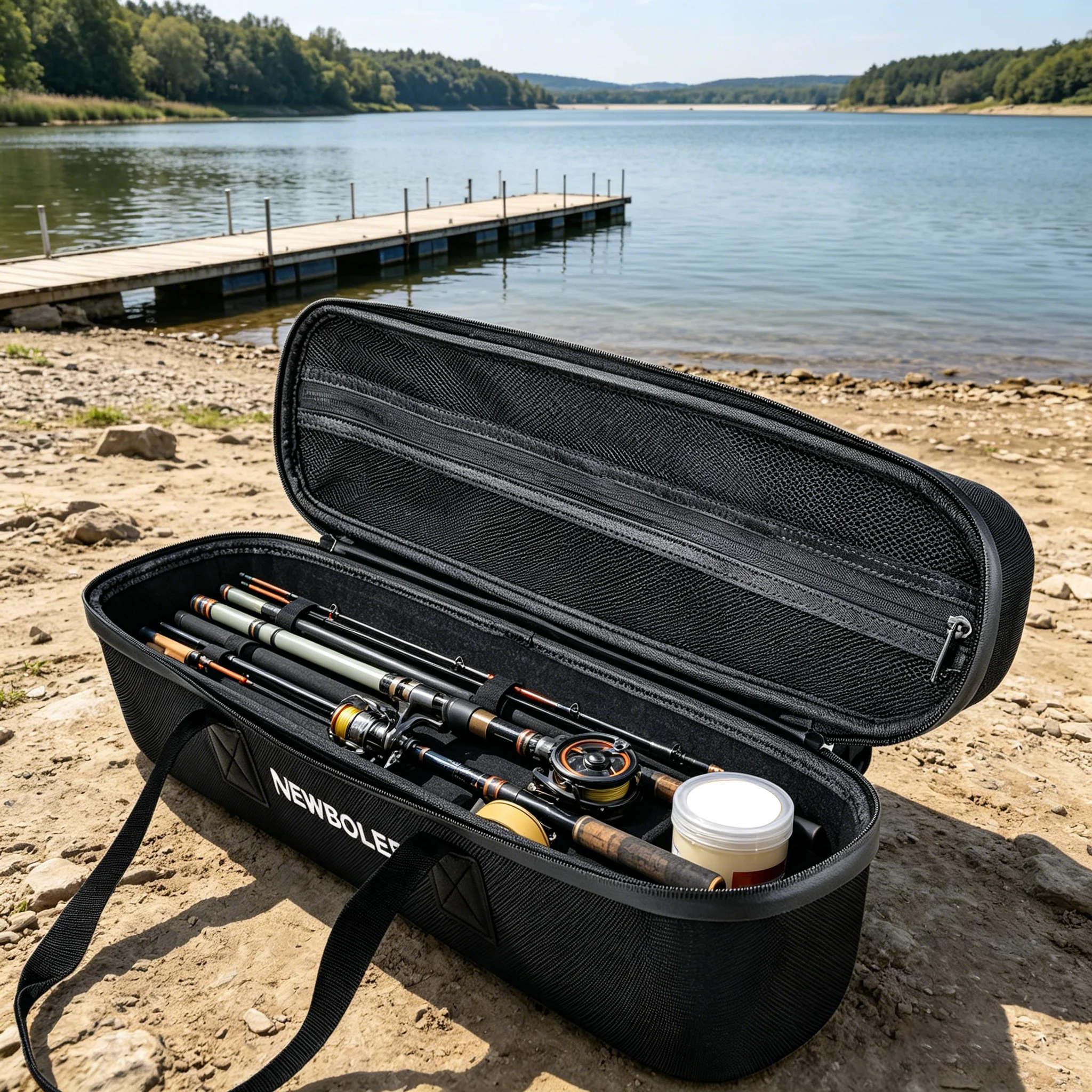 EVA-Hartschalen-Angeltasche, Werkzeugtasche, Rollentasche, wasserdichte Werkzeugtaschen, Tasche mit großem Fassungsvermögen, Werkzeugtasche für Elektriker-Hardware – Detail 14