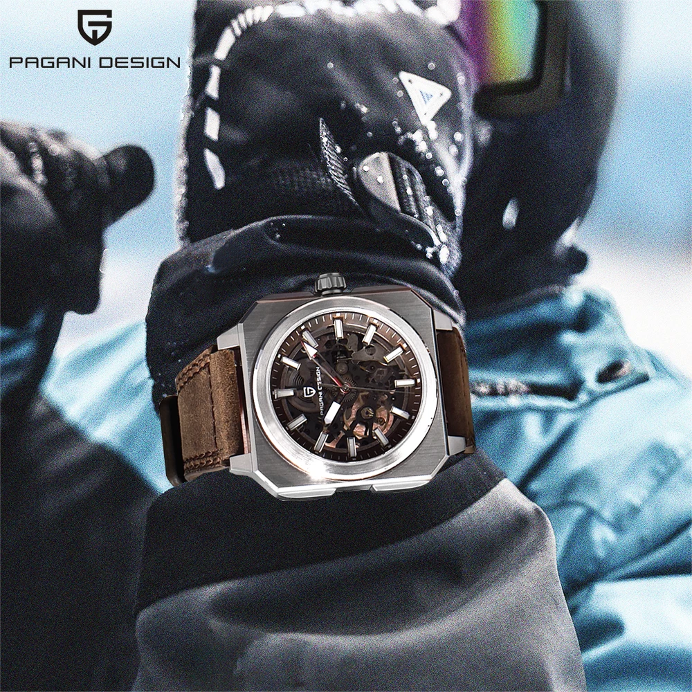 

Новые часы PAGANI DESIGN 2025: ретро-квадратные, модные, водонепроницаемые, механические, автоматические, спортивные, кожаные, светящиеся, для мужчин
