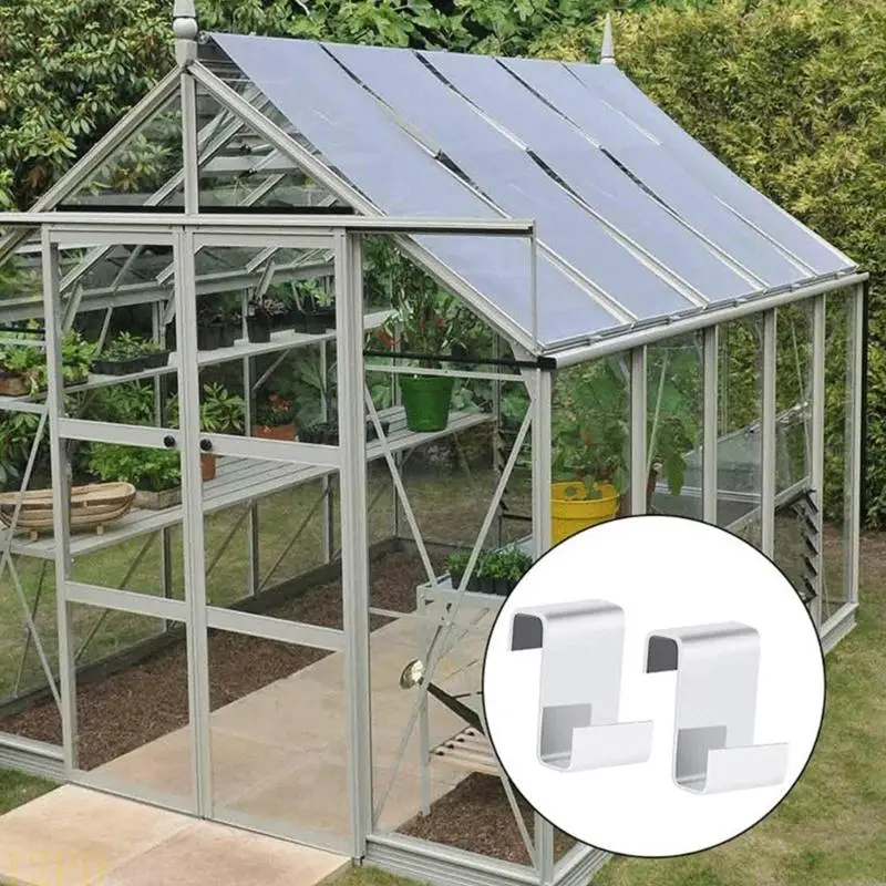 12PD Greenhouse Panel Retainers Fixing Clips Stainless Steel Construction Reliable Glass Retention System 1.2mm Thickness 100
