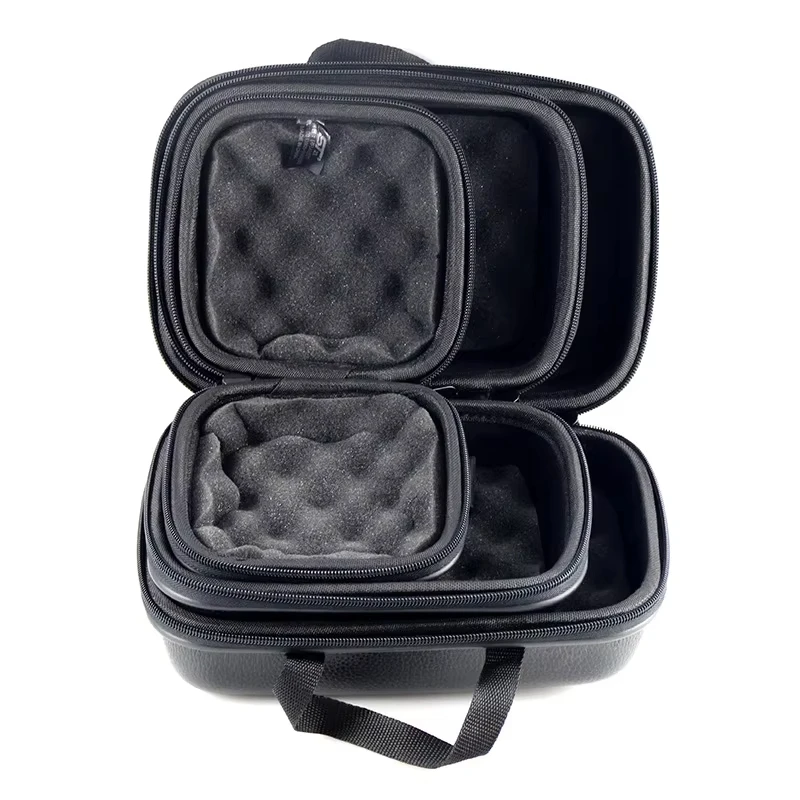 QAJTAO Leather Fishing Reel Bag Shockproof Waterproof Spinning Reel Case Cover for Outdoor Sports Fishing Tackle Storage