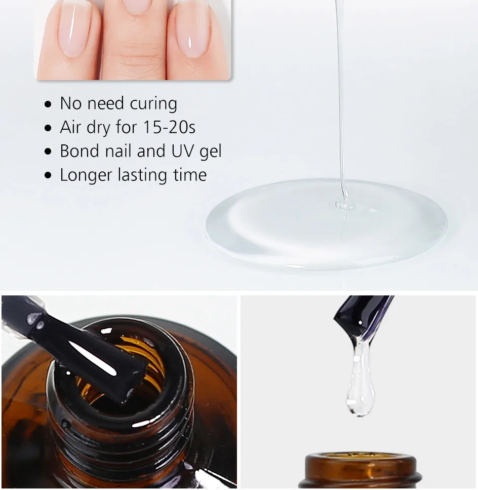 Arte Clavo 15ml Nagel-Primer Dehydrator Base Top Coat Säurefreier Bonder UV-Gel Nagellack Langanhaltend Salon Großhandel – Detail 5